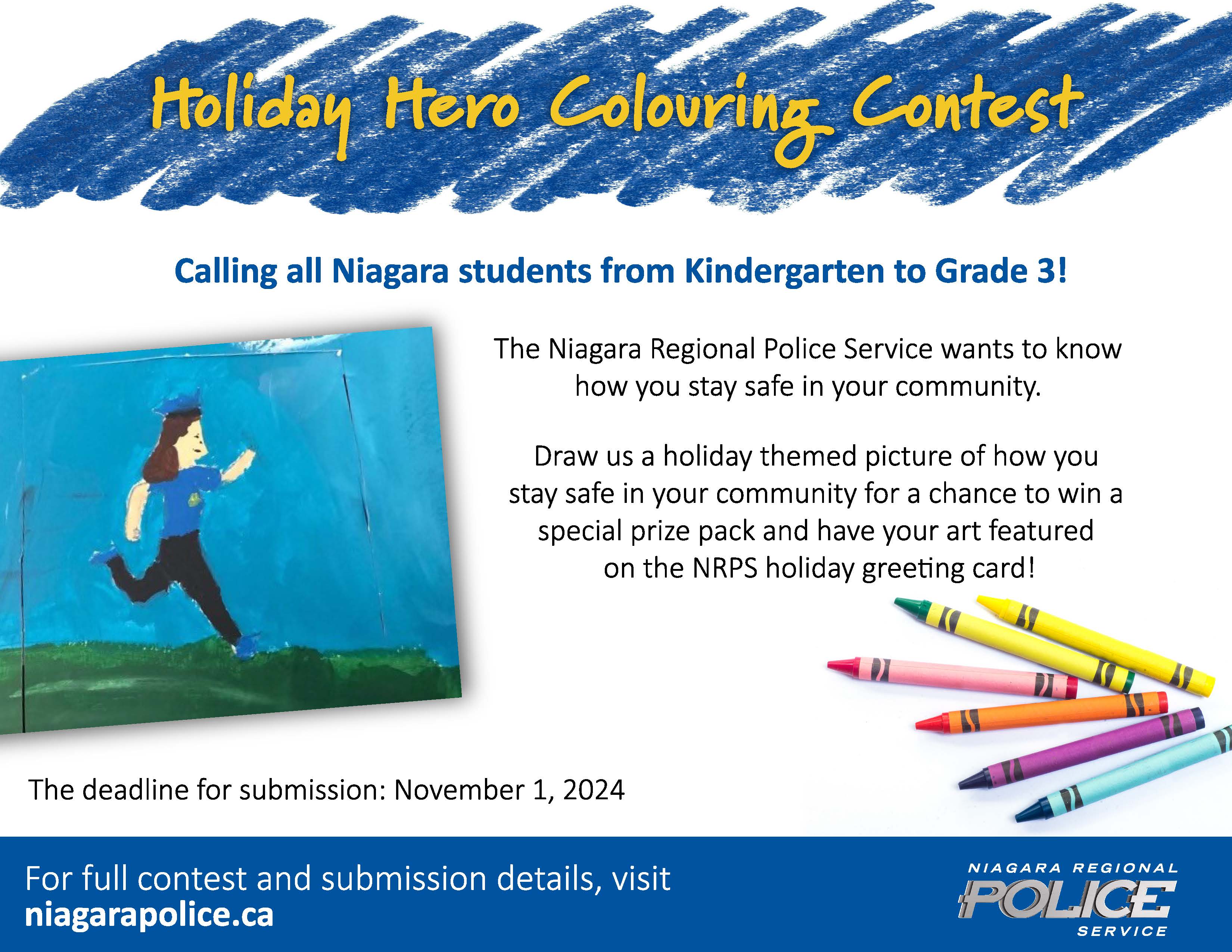 Holiday Colouring Contest Poster